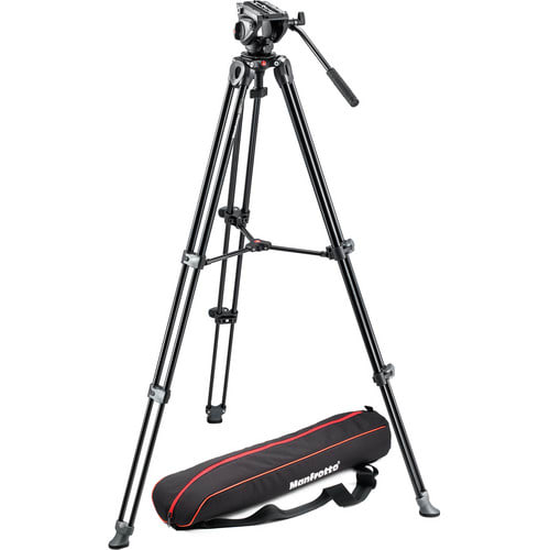 Trípode Manfrotto MVH500A + MVT502AM + bolso1