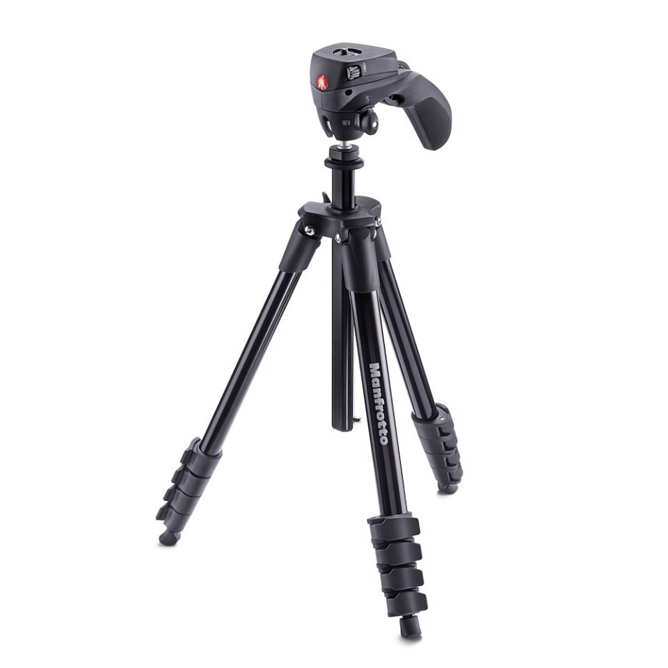Trípode Manfrotto compacto negro 1