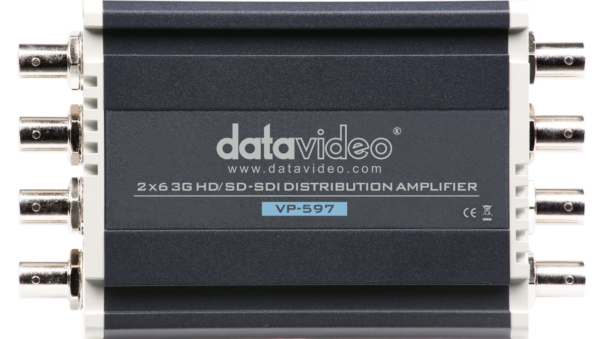 Amplificador de distribución 2x6 3G HD/SD-SDI - Datavideo - VP-5973