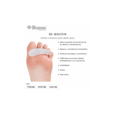 Par de Estribo corrector de Dedo1