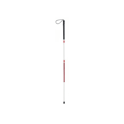 Bastón de aluminio para discapacidad visual no vidente plegable de118cm1