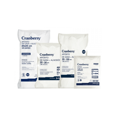 Apósito de gasa + algodón 20x25cm1