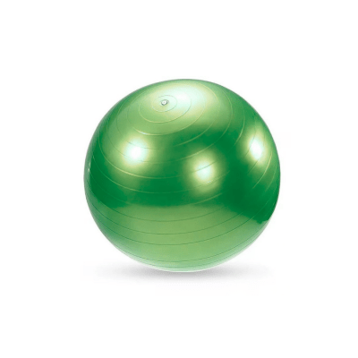 Balon ejercicio pilates VERDE 65cm c/bombin1