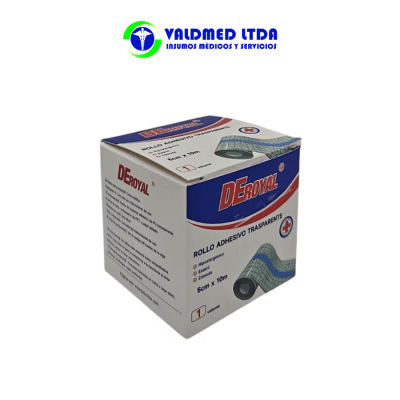 Parche transparente 5cmx10mt rollo2