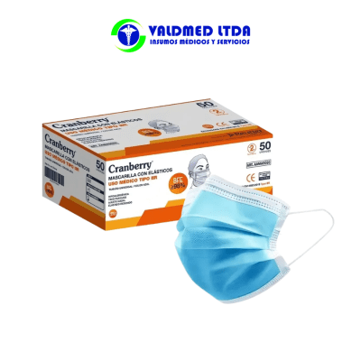 Mascarilla 3 pliegues 50unid1