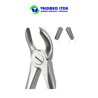 Forcep curvo plano c/espolón izquierdo N°181