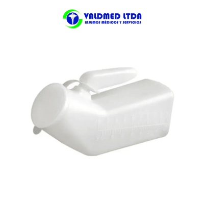 Urinario masculino plástico c/tapa 1lt1