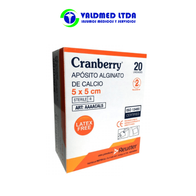 Apósito alginato de calcio 5x5cm1