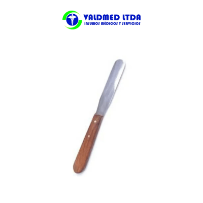 Espátula yeso mango madera1