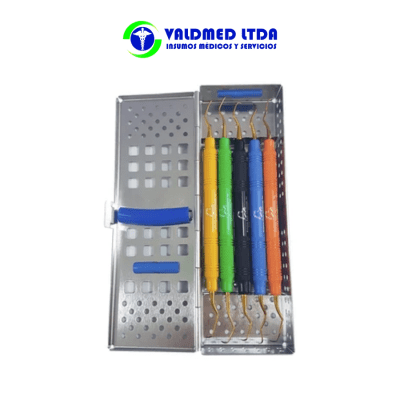 Caja para esterilizar 5und 6x18x2cms1