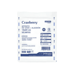 Apósito estéril gasa + algodón 13x23cm