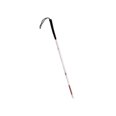 Bastón de aluminio para no vidente plegable de 127cm