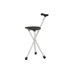 Baston aluminio con asiento