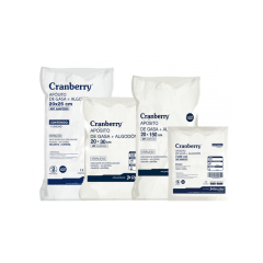 Apósito de gasa + algodón 20x25cm