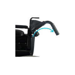 Silla de Rueda Adulto standard 3.0 plegable acero importado SRA-3746 Blu