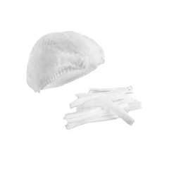 Gorro clip blanco desechable 100und
