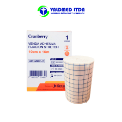 Tela adhesiva fijacion tipo fixomull stresch microporosa rollo 10cmx10mt