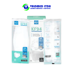 Mascarilla KF94 blanca 10und