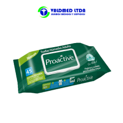 Toallas humedas Adulto TXG 45 unidades 28 x 22cm Proactive