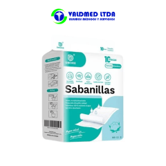 Protector cama-sabanilla 60x90cm 10und