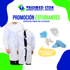 Pack Bata Anatómica