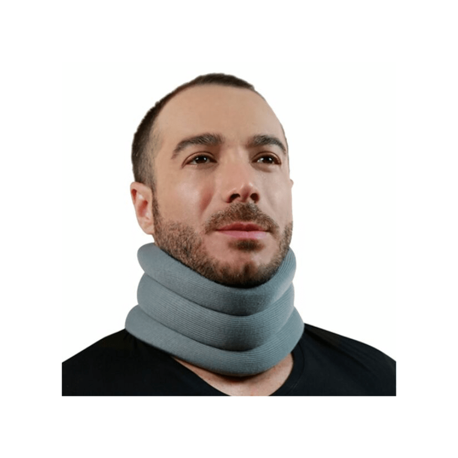 Cuello cervical blando poliuretano, color gris L2