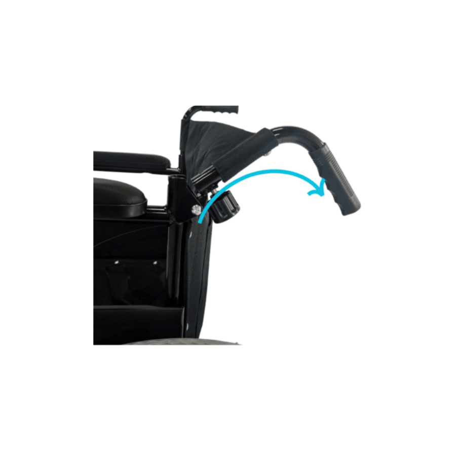 Silla de Rueda Adulto standard 3.0 plegable acero importado SRA-3746 Blu 0