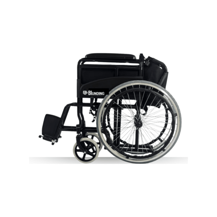 Silla de Rueda Adulto standard 3.0 plegable acero importado SRA-3746 Blu2