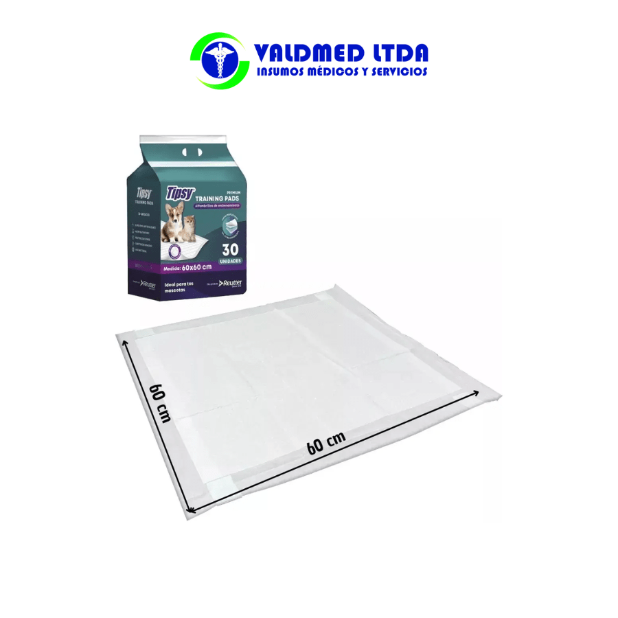 Sabanillas entrenamiento mascotas 60x60cms x 30und1