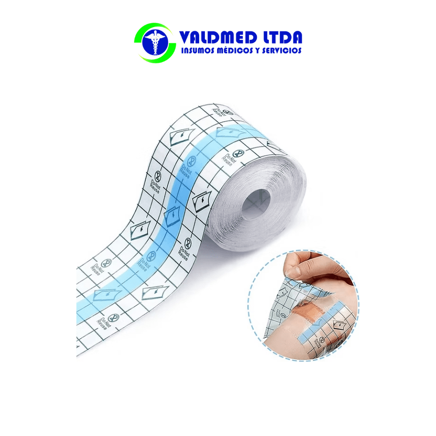 Parche transparente 5cmx10mt rollo1