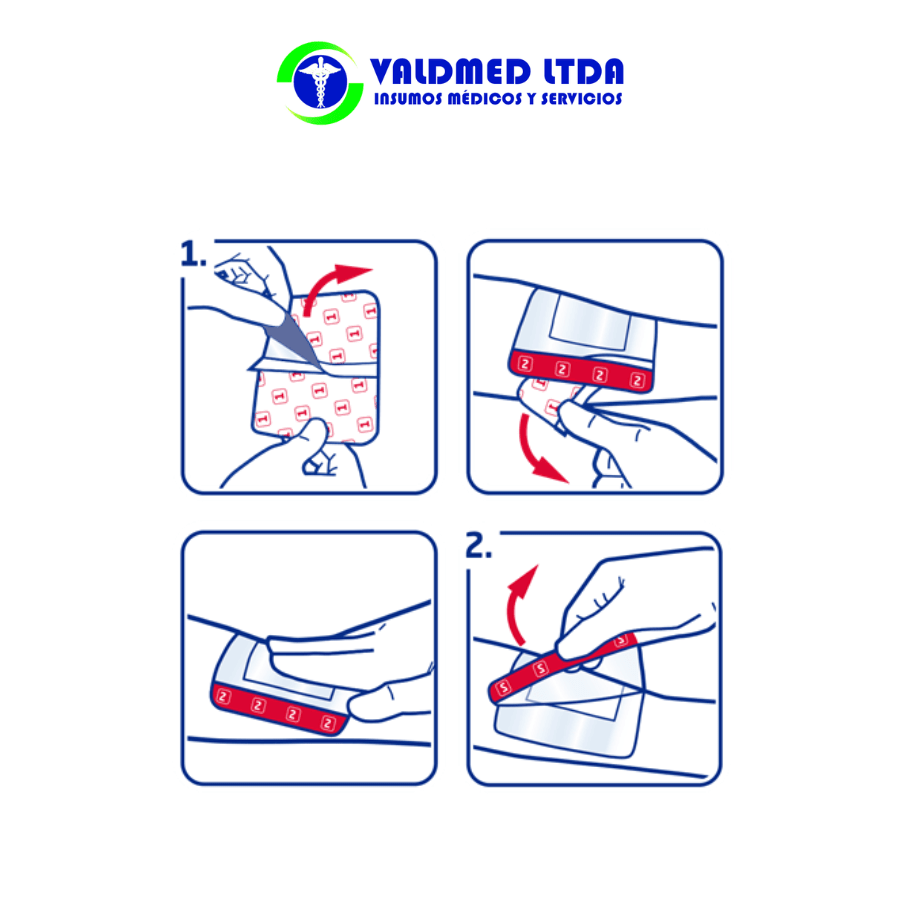 Parche impermeable T plus c/pad2
