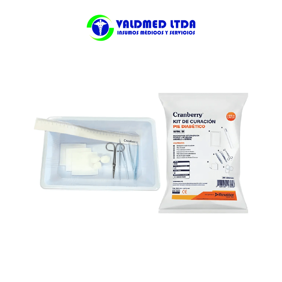 Kit curación pie diabético estéril3