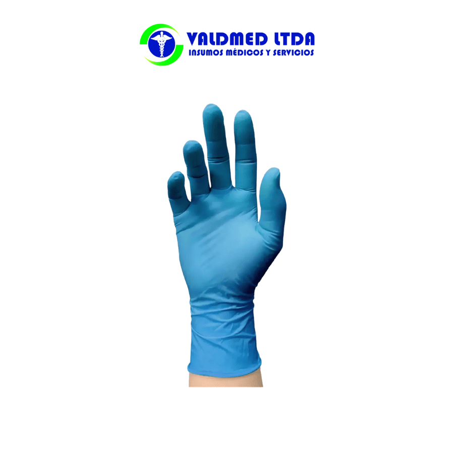 Guante nitrilo azul 100 unidades2