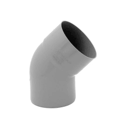 CODO PVC SAN 75X45 GRIS
