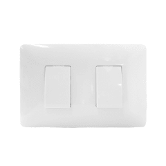 INTERRUPTOR DOBLE BLANCO STANFORD 2912
