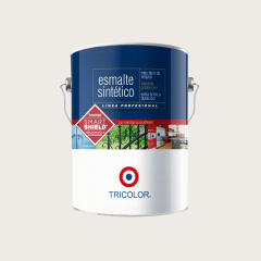 PINTURA ESMALTE SINTETICO COLOR ALUMINIO 1GL TRICOLOR