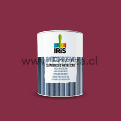 PINTURA ANTICORROSIVO COLOR ROJO MAESTRANZA 400ML MARCA IRIS