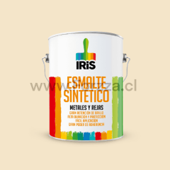 PINTURA ESMALTE SINTETICO COLOR MARFIL ORIENTAL 1GL MARCA IRIS
