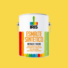 PINTURA ESMALTE SINTETICO AMARILLO ORO 1GL IRIS