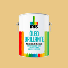 PINTURA OLEO BBRILLANTE CREMA 1GL IRIS
