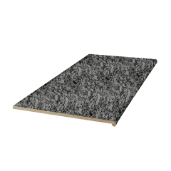 CUBIERTA POSTFORMADA MESON CON RESPALDO 180 GRIS PERLA 18MM 50X100CM