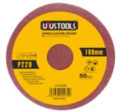 DISCO LIJA CON VELCRO 180MM #220 UYU