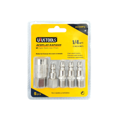 ACOPLAS RAPIDAS SET 5 PCS UYUSTOOLS
