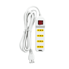 ALARGADOR C/INTERRUPTOR 4 TOMAS 3M M/UYUSTOOLS BLANCO