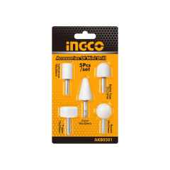 PIEDRAS P/AMOLADORA RECTA SET 5PCS INGCO