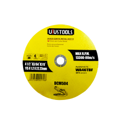 DISCO DE CORTE PARA METAL 115MMX1.2X22.23 UYUSTOOLS