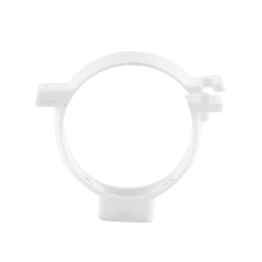 ABRAZADERA PVC BLANCO PARA TUBO BAJADA