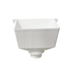 BAJADA DE CANALETA PVC BLANCO 110MM