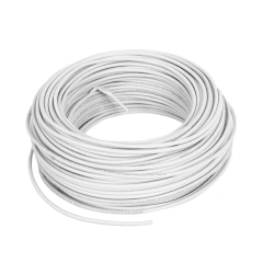 CABLE LIBRE HALOGENO 2.5MM COLOR BLANCO ROLLO 100MTS