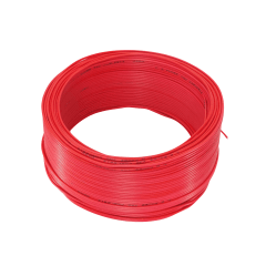 CABLE LIBRE HALOGENO 4MM COLOR ROJO ROLLO 100 MTS